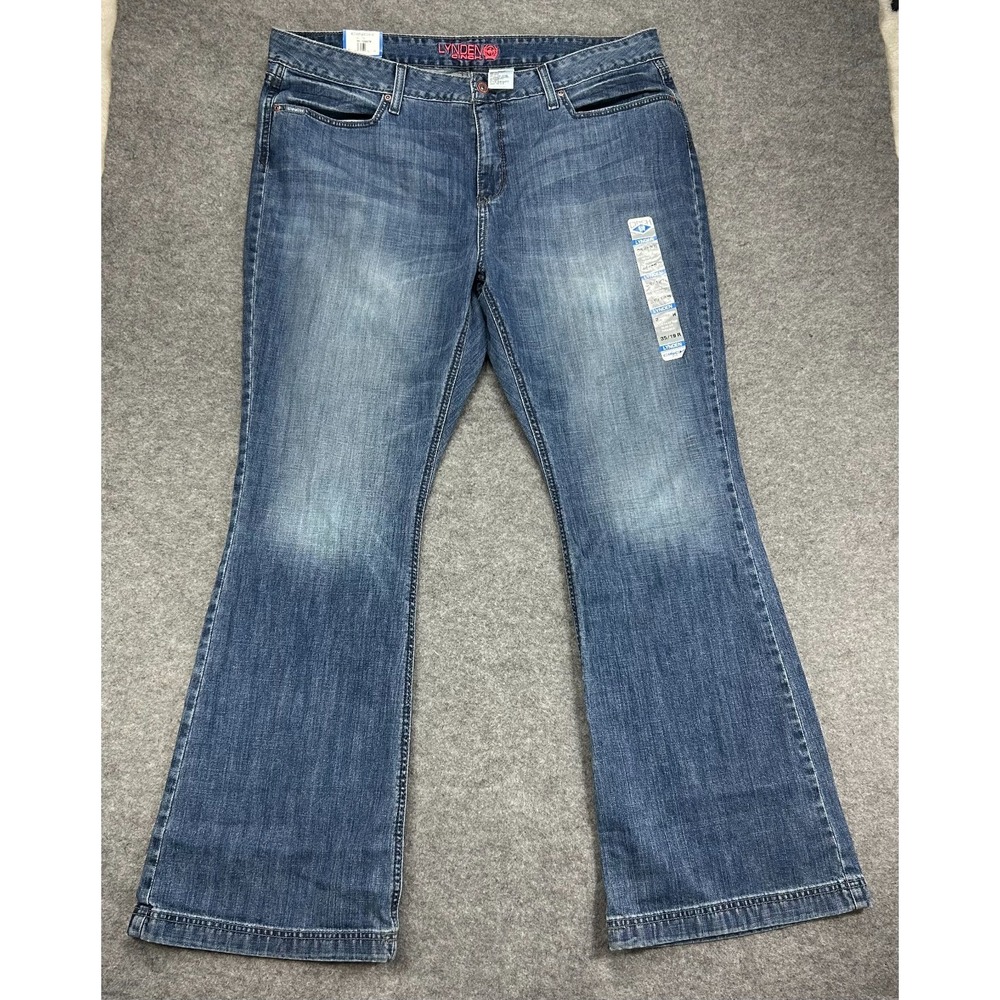 NWT Cinch Lynden Bootcut Jeans Women 35x19 R Blue Western Slim Fit Moderate Rise